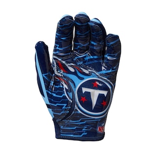 Foto 3 | Guantes De Fútbol Wilson Nfl Stretch Fit Youth Titans - Venta Internacional.