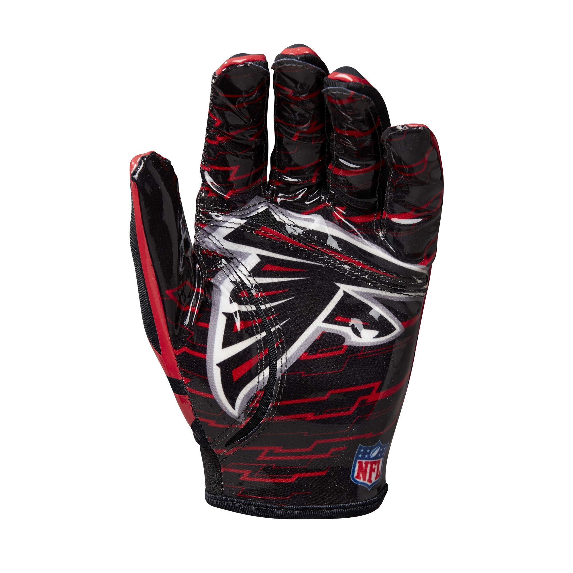 Foto 4 pulgar | Guantes De Fútbol Americano Wilson Nfl Stretch Fit Youth Atlanta Falcons - Venta Internacional.