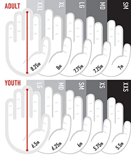 Foto 3 pulgar | Guantes De Bateo De Béisbol Franklin Sports Mlb Cfx Pro Black - Venta Internacional.
