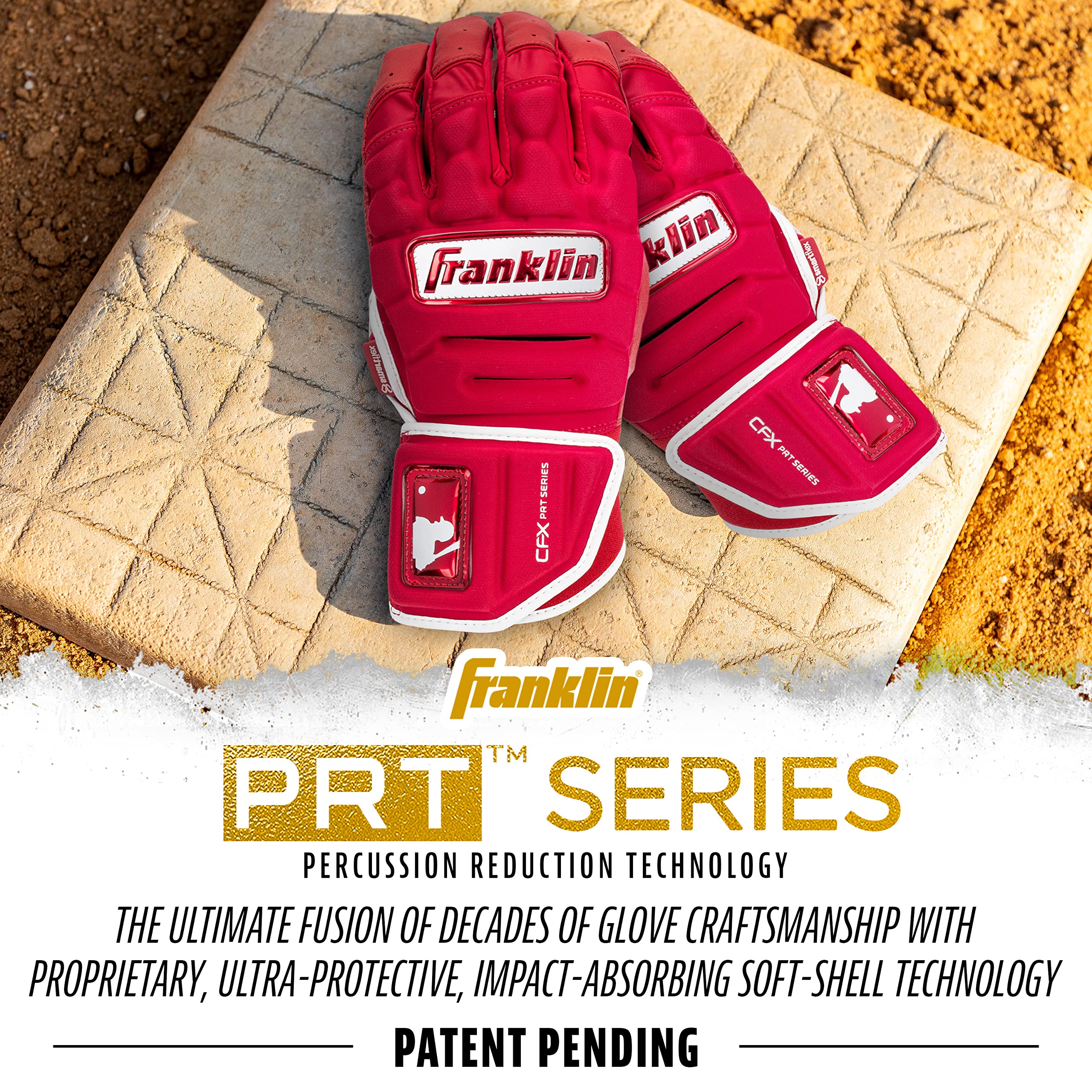 Foto 6 pulgar | Guantes De Bateo Franklin Sports Cfx Pro Prt Adult Red M - Venta Internacional.
