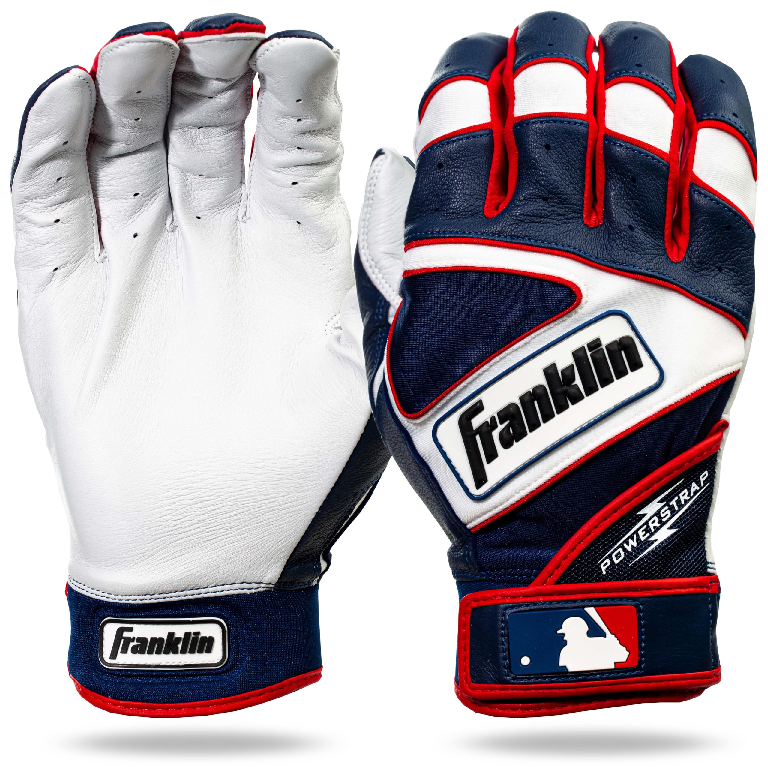 Foto 2 pulgar | Guantes De Bateo Franklin Sports Mlb Powerstrap Youth Large - Venta Internacional.