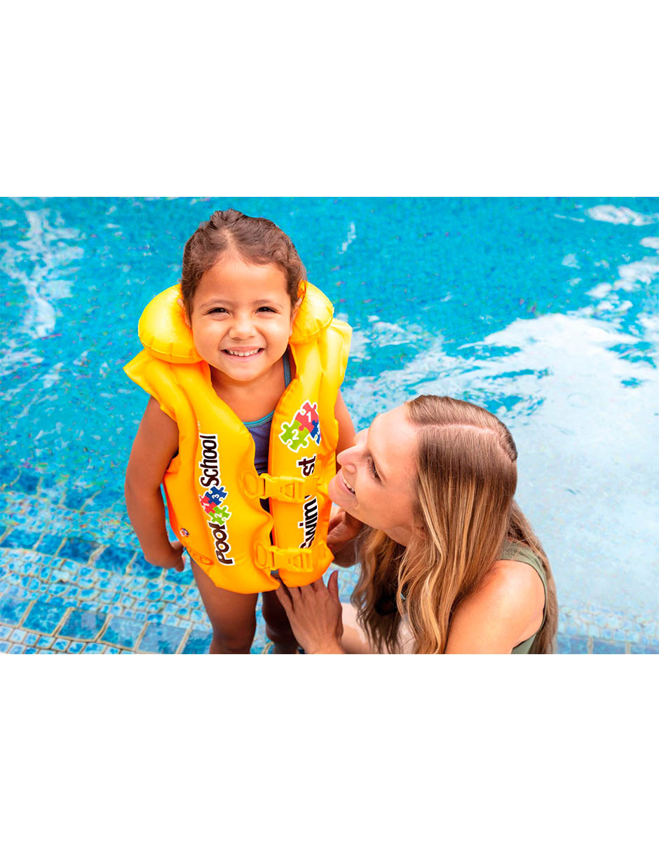Foto 4 pulgar | Chaleco Intex Inflable Etapa-2 color Amarillo