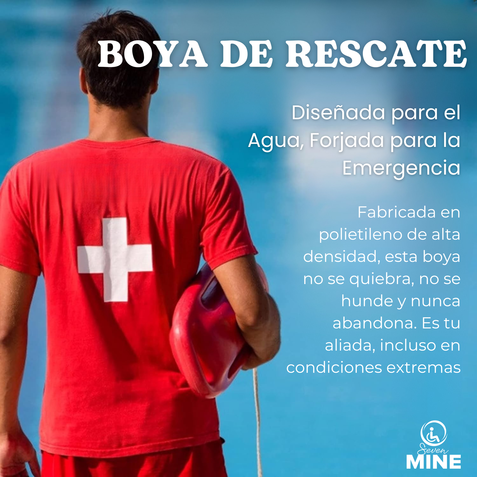Foto 2 | Boya De Rescate Acuática Flotante Salvavidas | Alta Visibilidad, Flotabilidad Óptima Y Diseño Ergonómico Para
