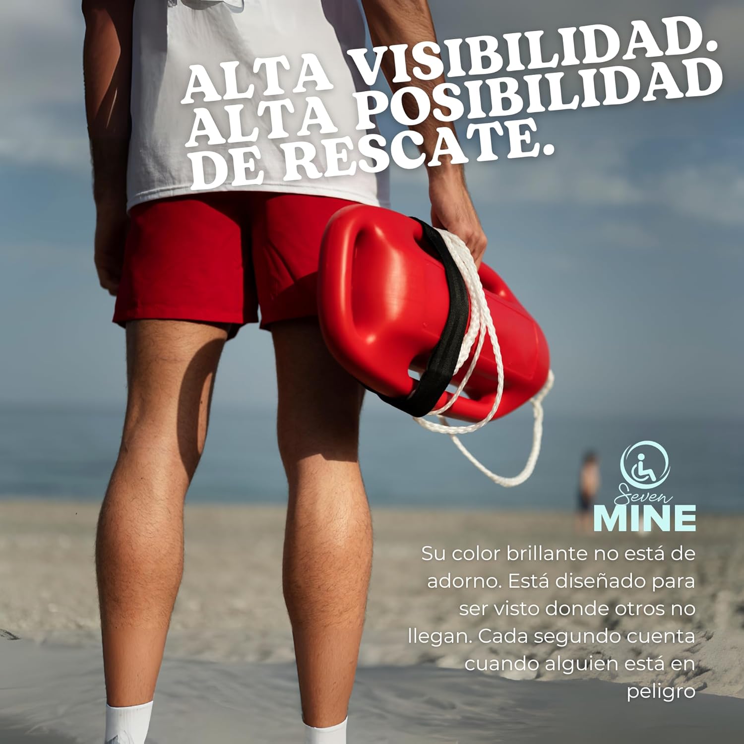 Foto 5 pulgar | Boya De Rescate Acuática Flotante Salvavidas | Alta Visibilidad, Flotabilidad Óptima Y Diseño Ergonómico Para