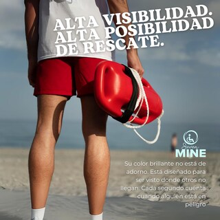 Foto 4 | Boya De Rescate Acuática Flotante Salvavidas | Alta Visibilidad, Flotabilidad Óptima Y Diseño Ergonómico Para