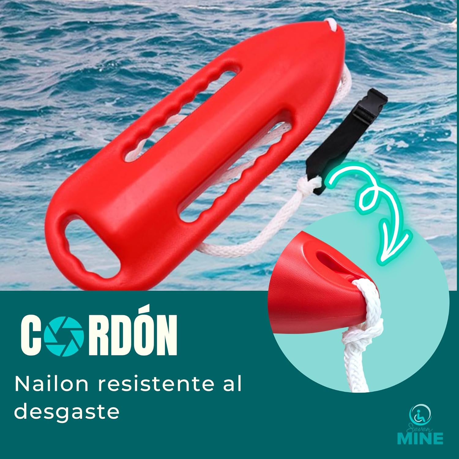 Foto 5 | Boya De Rescate Acuática Flotante Salvavidas | Alta Visibilidad, Flotabilidad Óptima Y Diseño Ergonómico Para