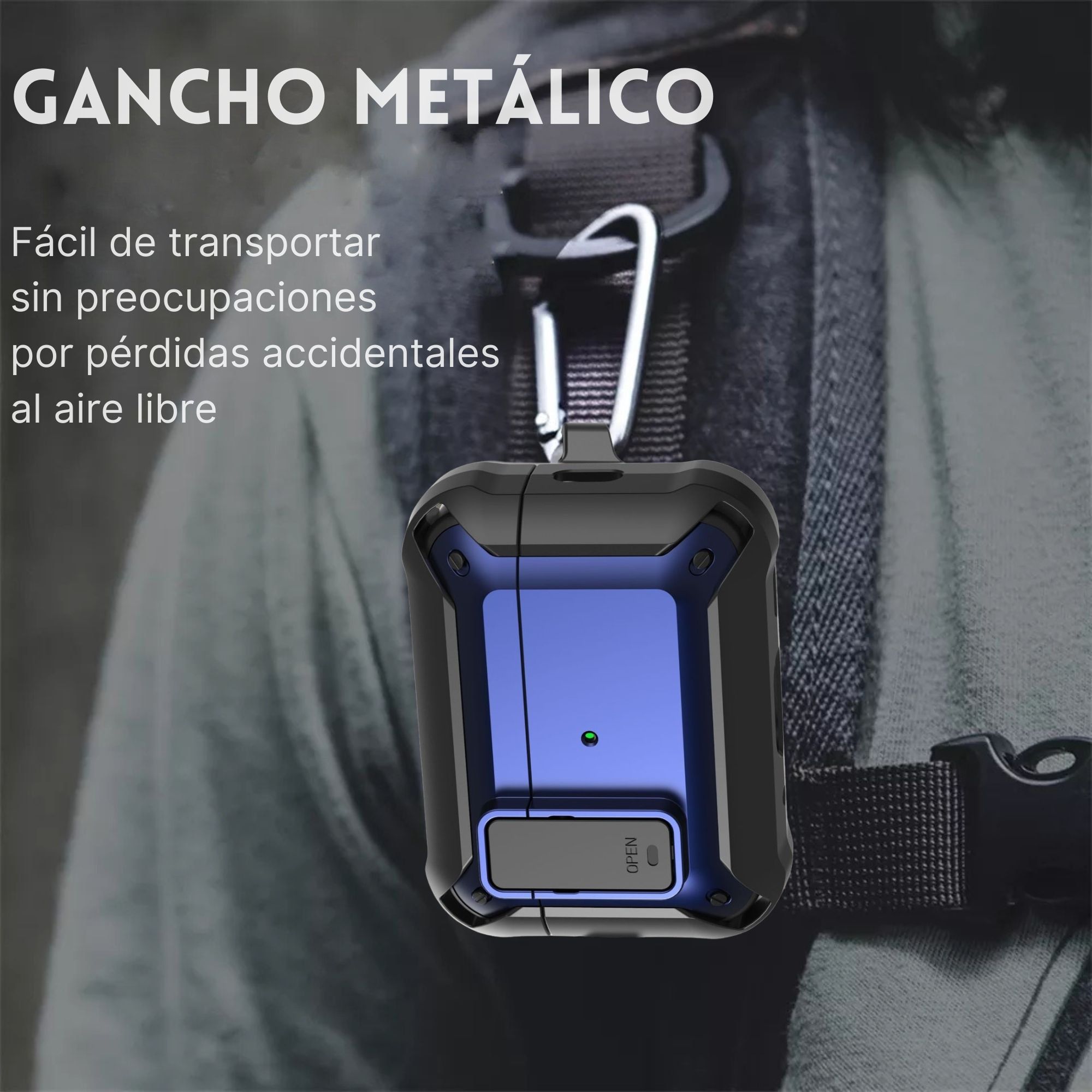 Foto 5 pulgar | Estuche Protector Ecomlab Para Airpods Pro Azul