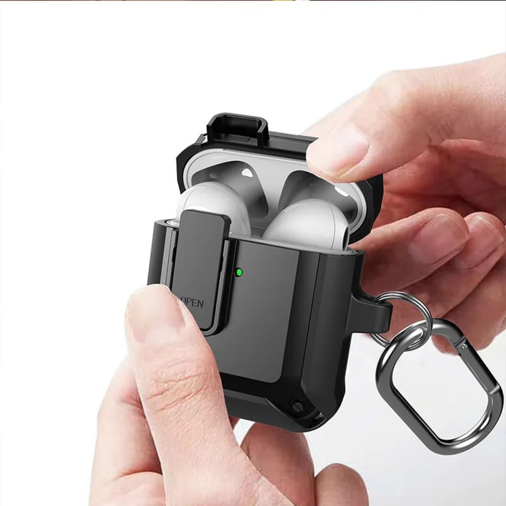 Foto 6 pulgar | Estuche Protector Ecomlab Para Airpods 1/2 Gen Azul