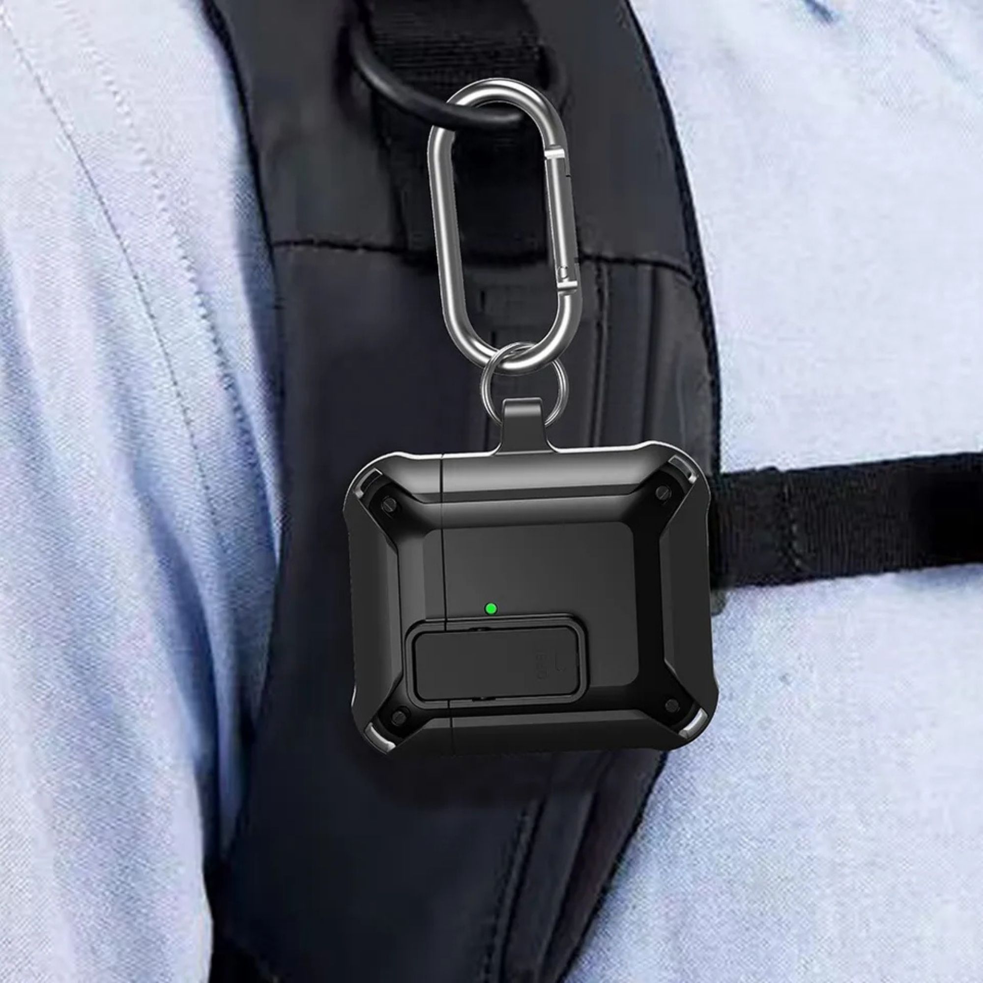 Foto 8 pulgar | Estuche Protector Ecomlab Para Airpods 1/2 Gen Azul