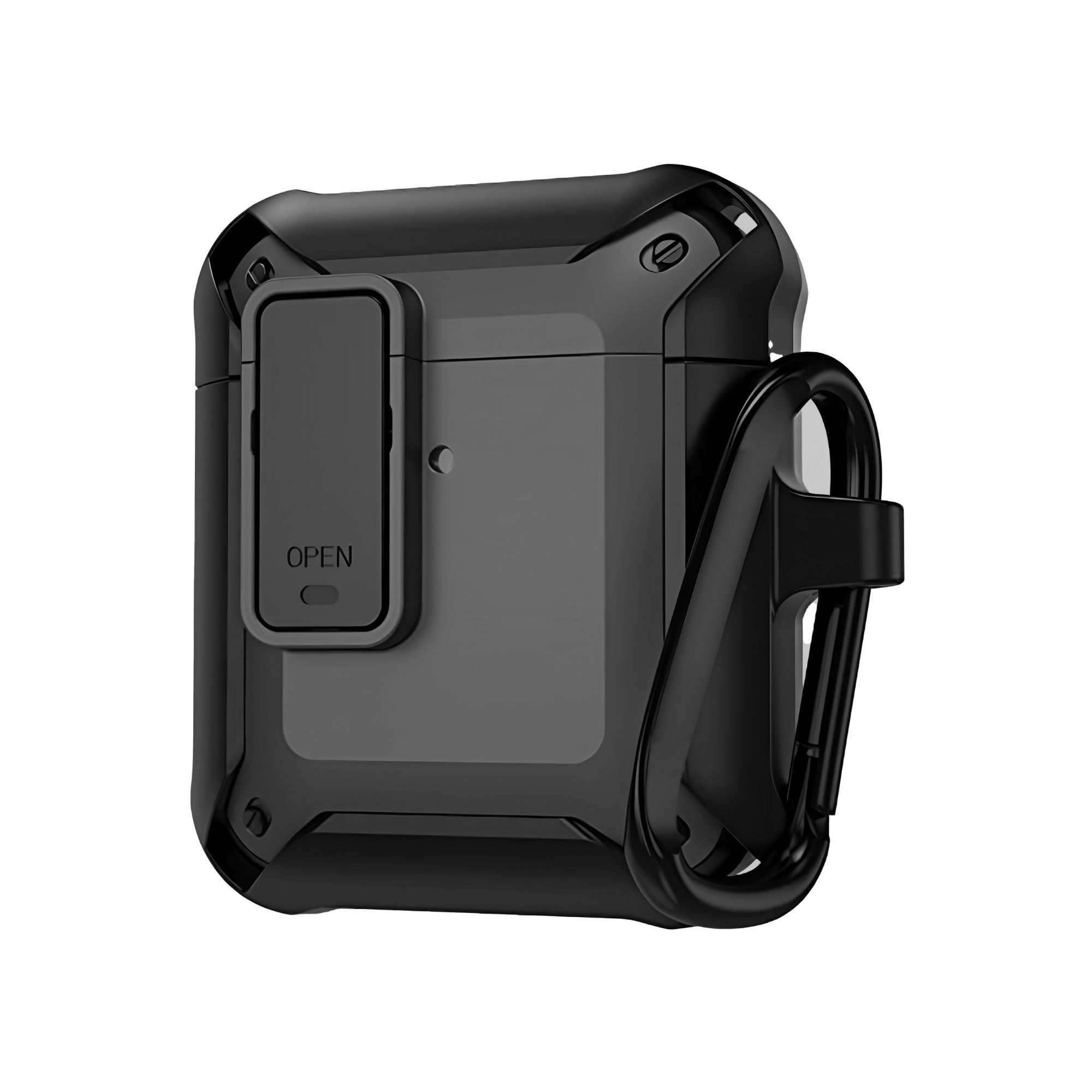 Estuche Protector Ecomlab Para Airpods 1/2 Gen Negro