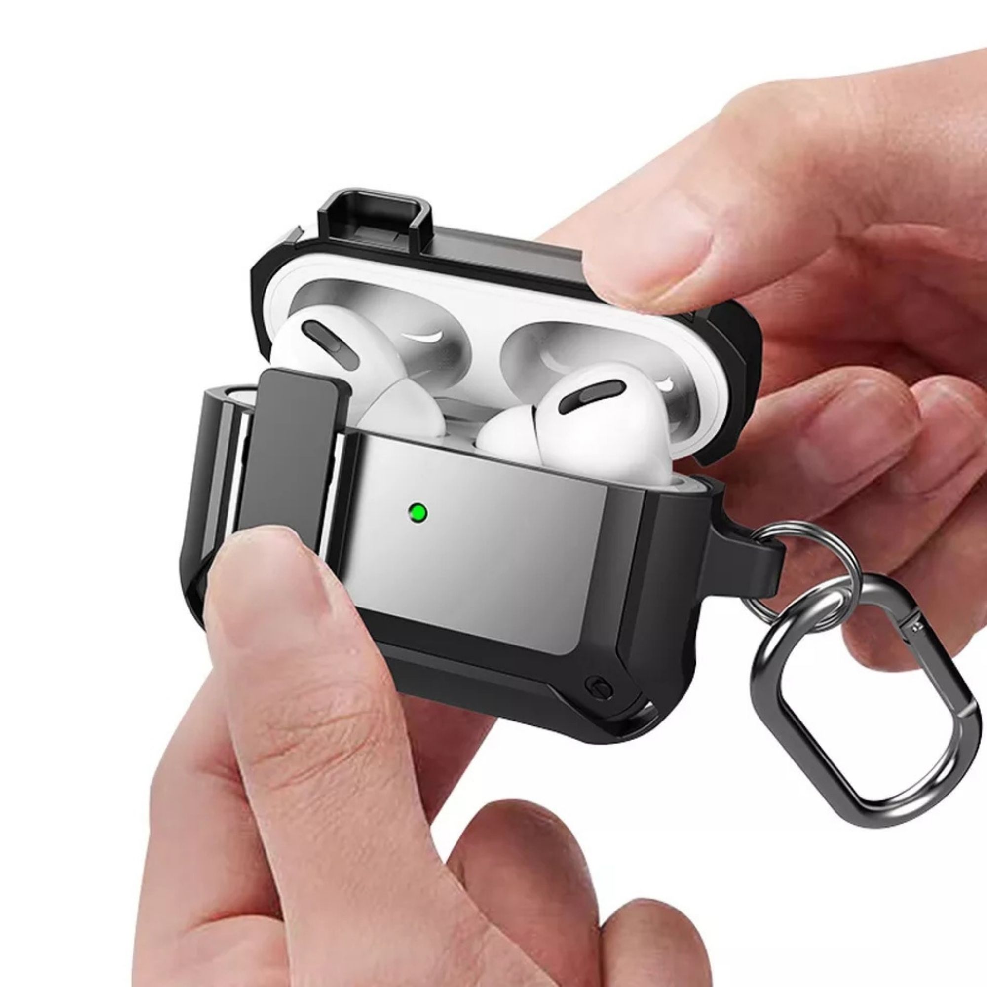 Foto 3 pulgar | Estuche Protector Ecomlab Para Airpods Pro Negro