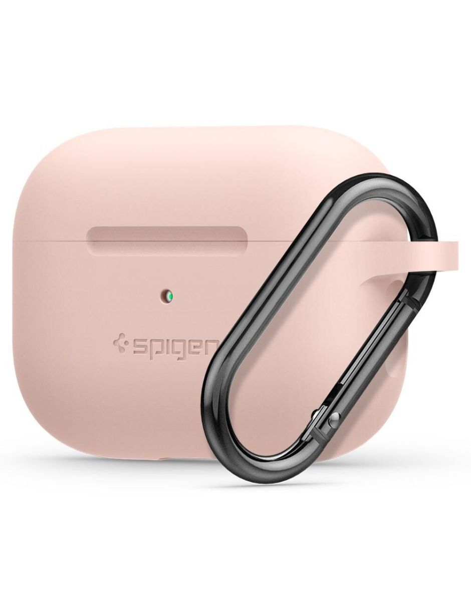 Foto 4 pulgar | Funda Spigen Rosa para AirPods Pro Silicon