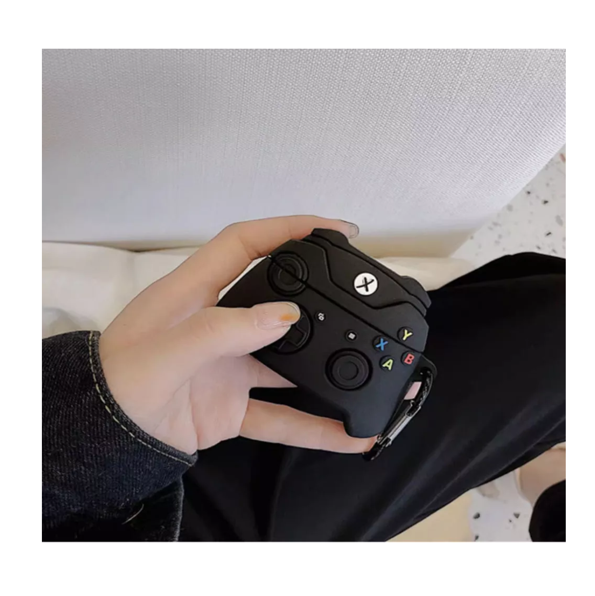 Foto 4 pulgar | Funda para Airpod pro/ Pro 2 Cover Case Game Negro