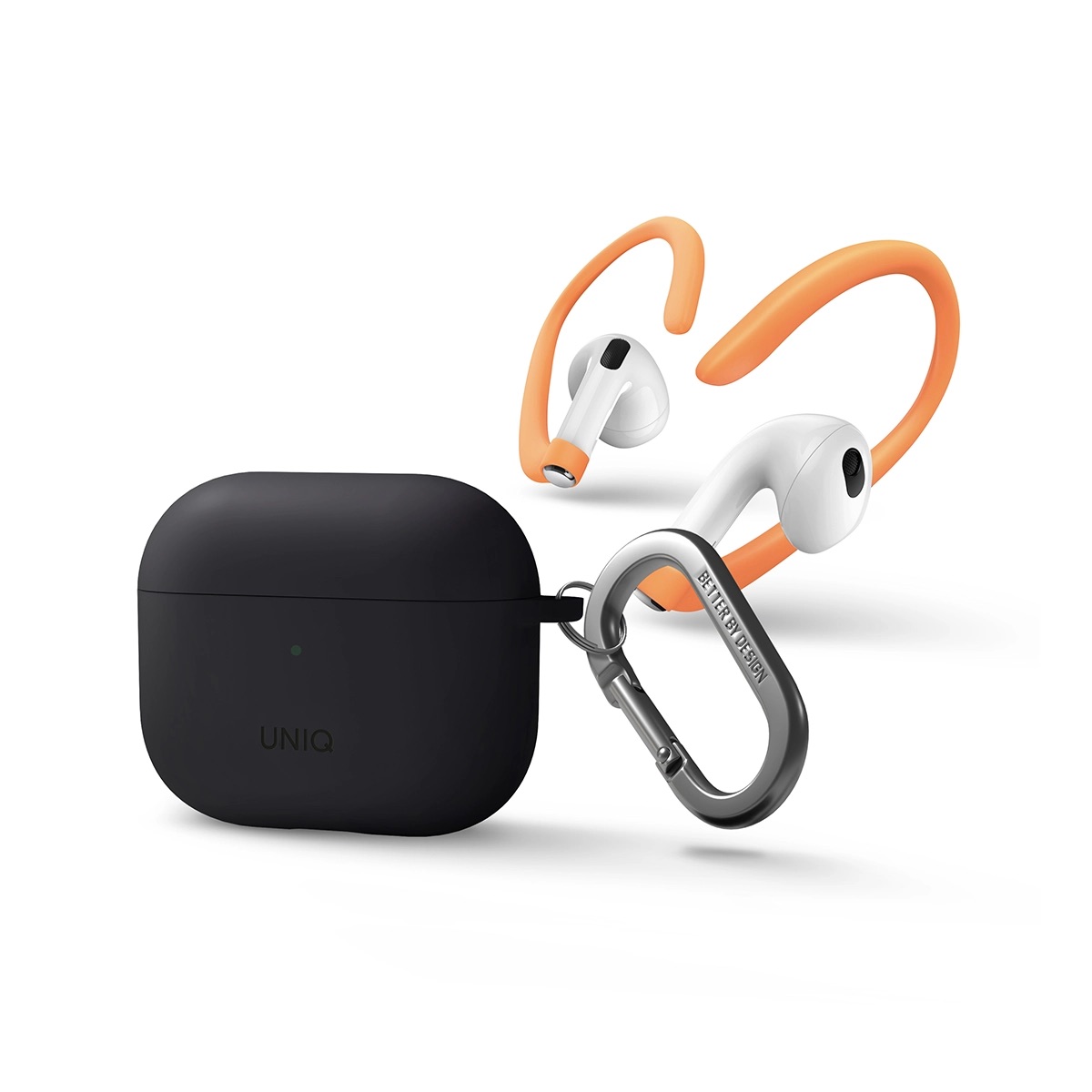 Foto 6 pulgar | Funda UNIQ para AirPods 3a Generación Deportiva con Ganchos Incluidos