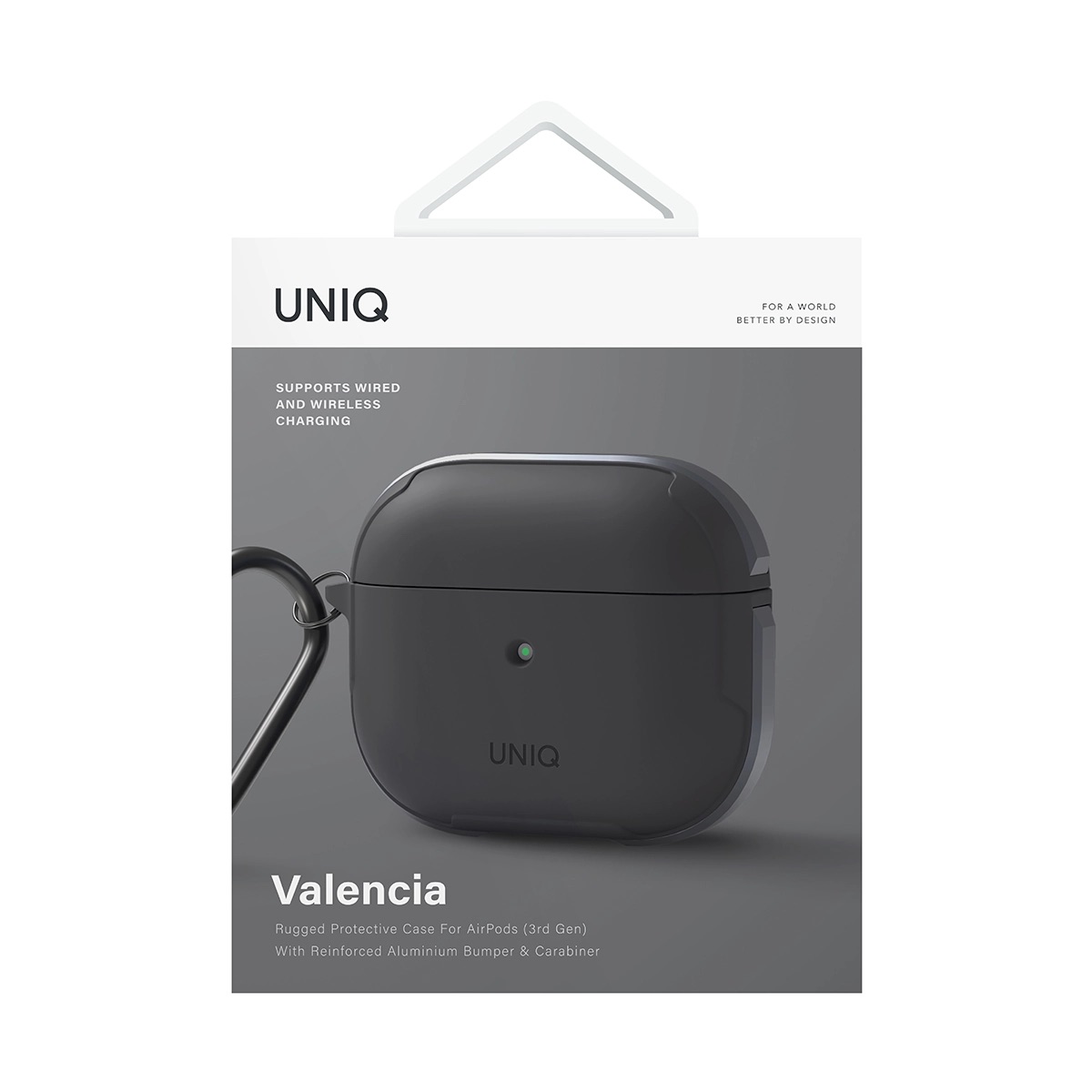 Foto 6 pulgar | Funda UNIQ para AirPods 3a Generación Máxima Protección con Aluminio