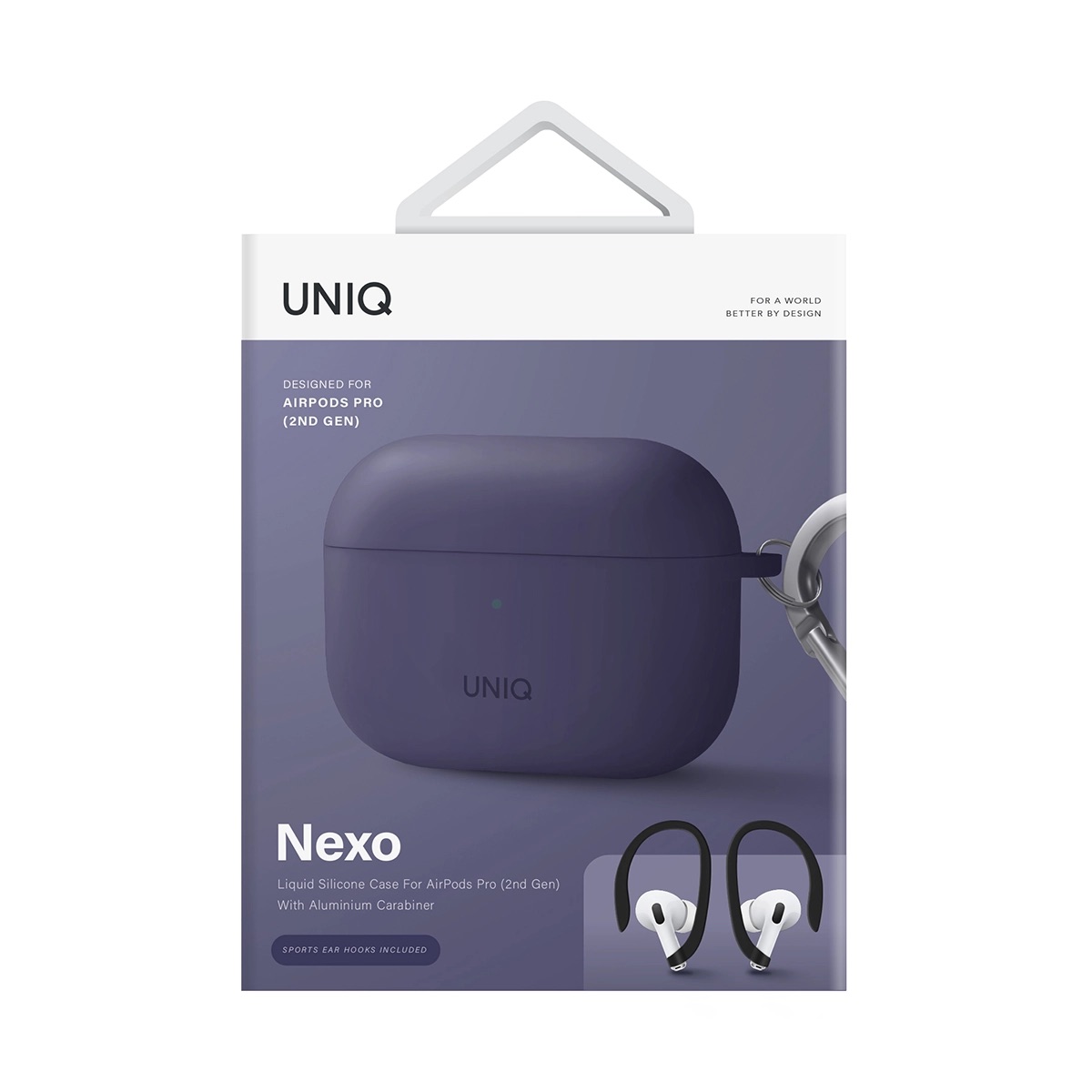 Foto 7 pulgar | Funda Deportiva Nexo para AirPods Pro 2ª y 1ª Generación con Ganchos y Protección Reforzada