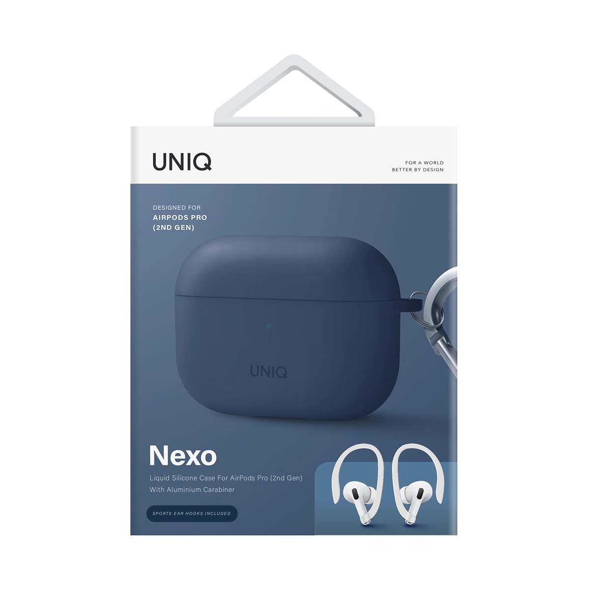 Foto 7 pulgar | Funda Deportiva Nexo para AirPods Pro 2ª y  1ª Generación con Ganchos y Protección Reforzada