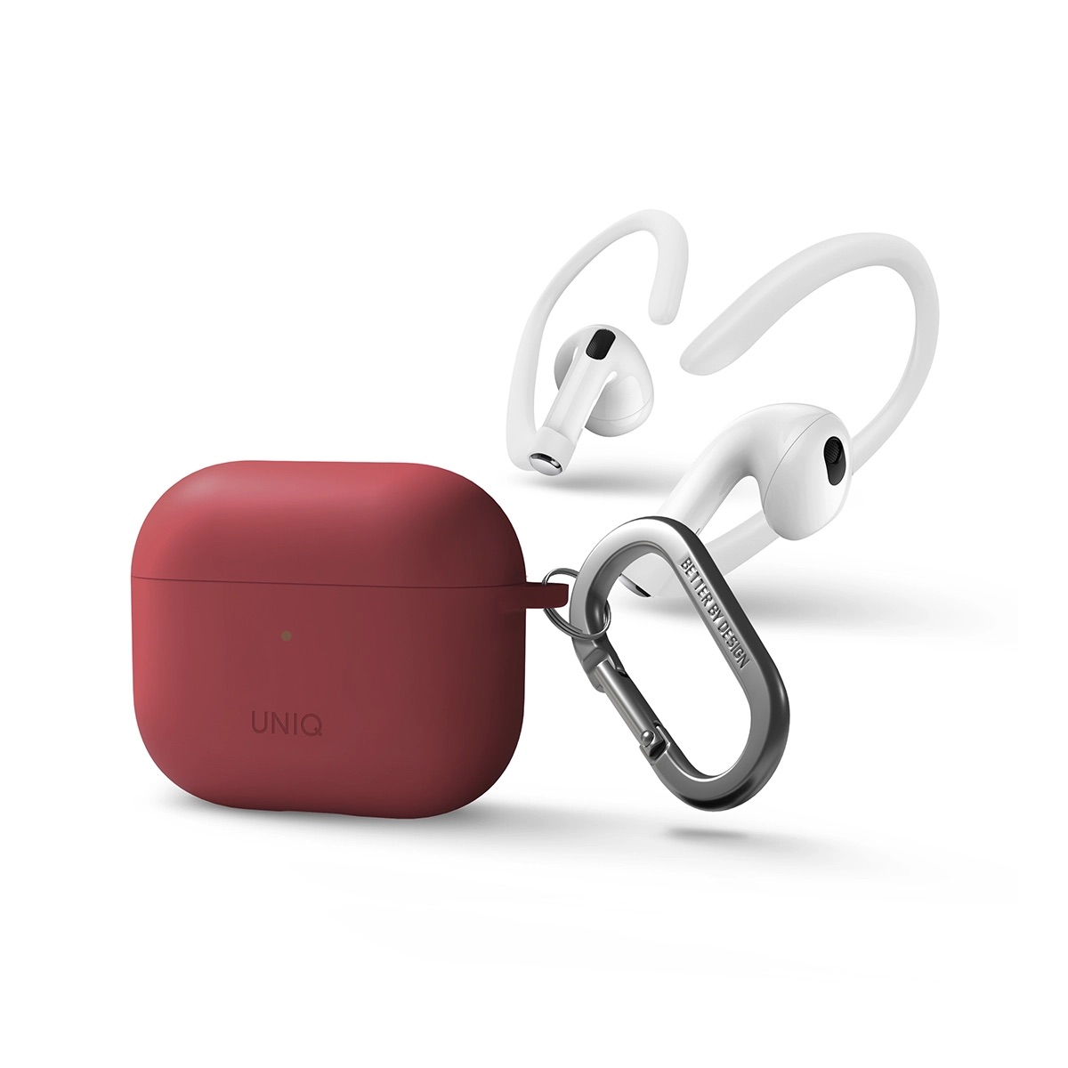 Foto 6 pulgar | Funda UNIQ para AirPods 3a Generación Deportiva con Ganchos Incluidos