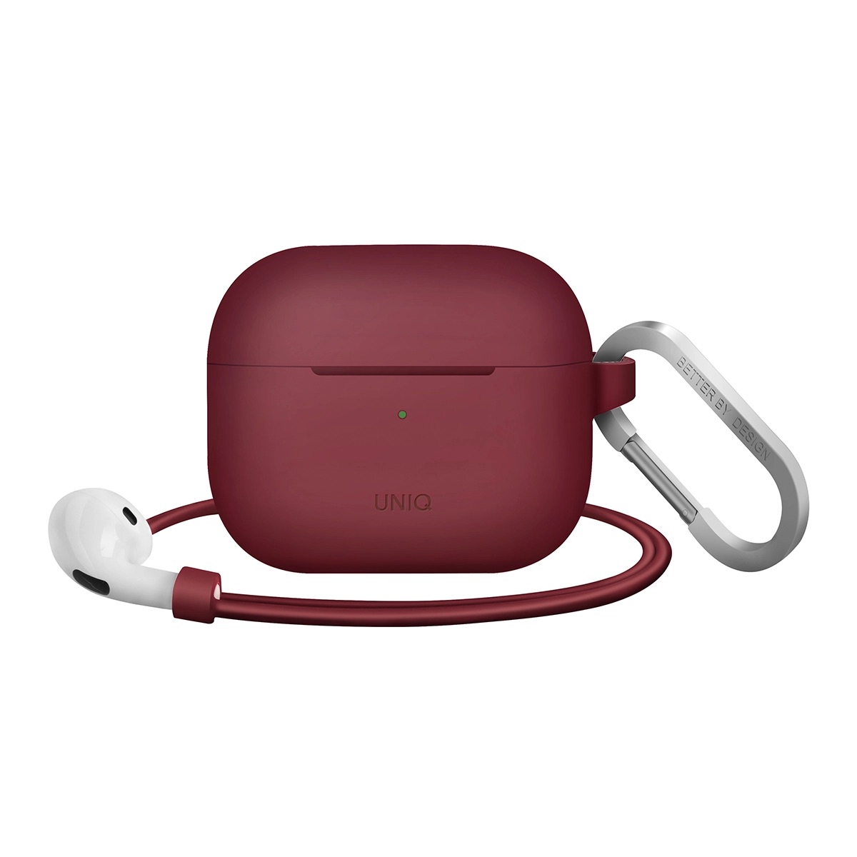 Foto 2 pulgar | Funda de Silicona Vencer para AirPods 3ª Generación con Correa Deportiva y Mosquetón