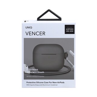 Foto 6 | Funda Vencer para AirPods 3ª Generación con Correa Deportiva y Mosquetón de Aluminio