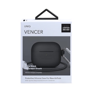 Foto 5 | Funda Vencer para AirPods 3ª Generación con Correa Deportiva y Mosquetón de Aluminio