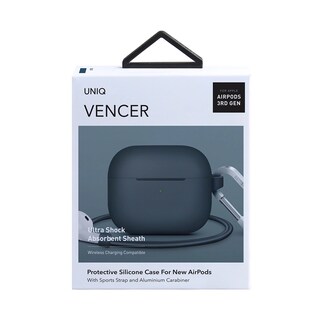Foto 6 | Funda Vencer para AirPods 3ª Generación con Correa Deportiva y Mosquetón de Aluminio