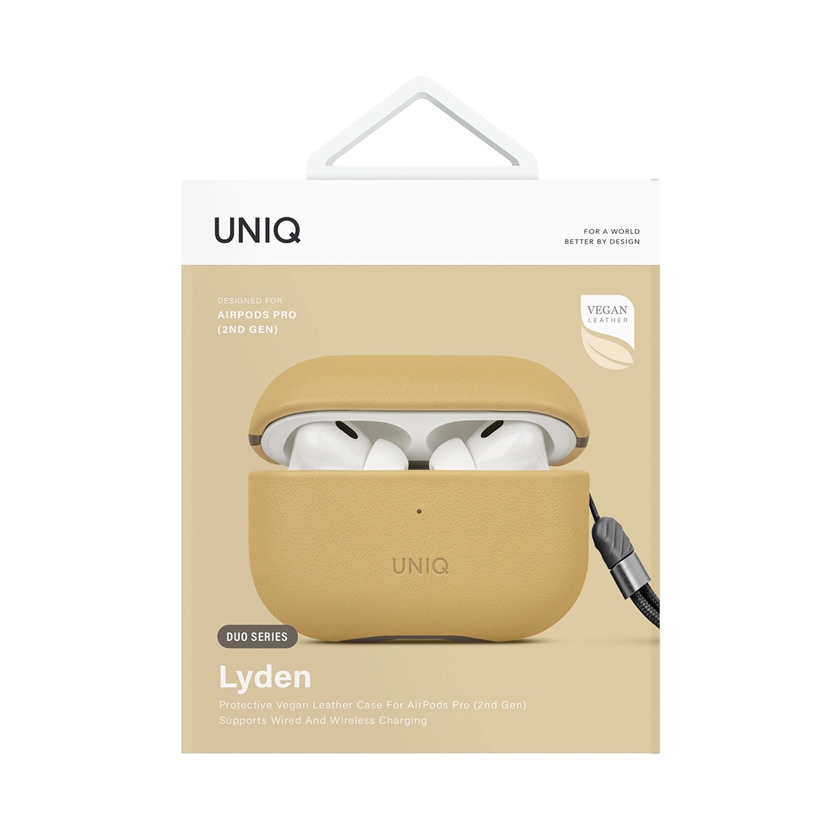 Foto 6 pulgar | Funda UNIQ Lyden Duo para AirPods Pro 2a Generación Bicolor con Correa