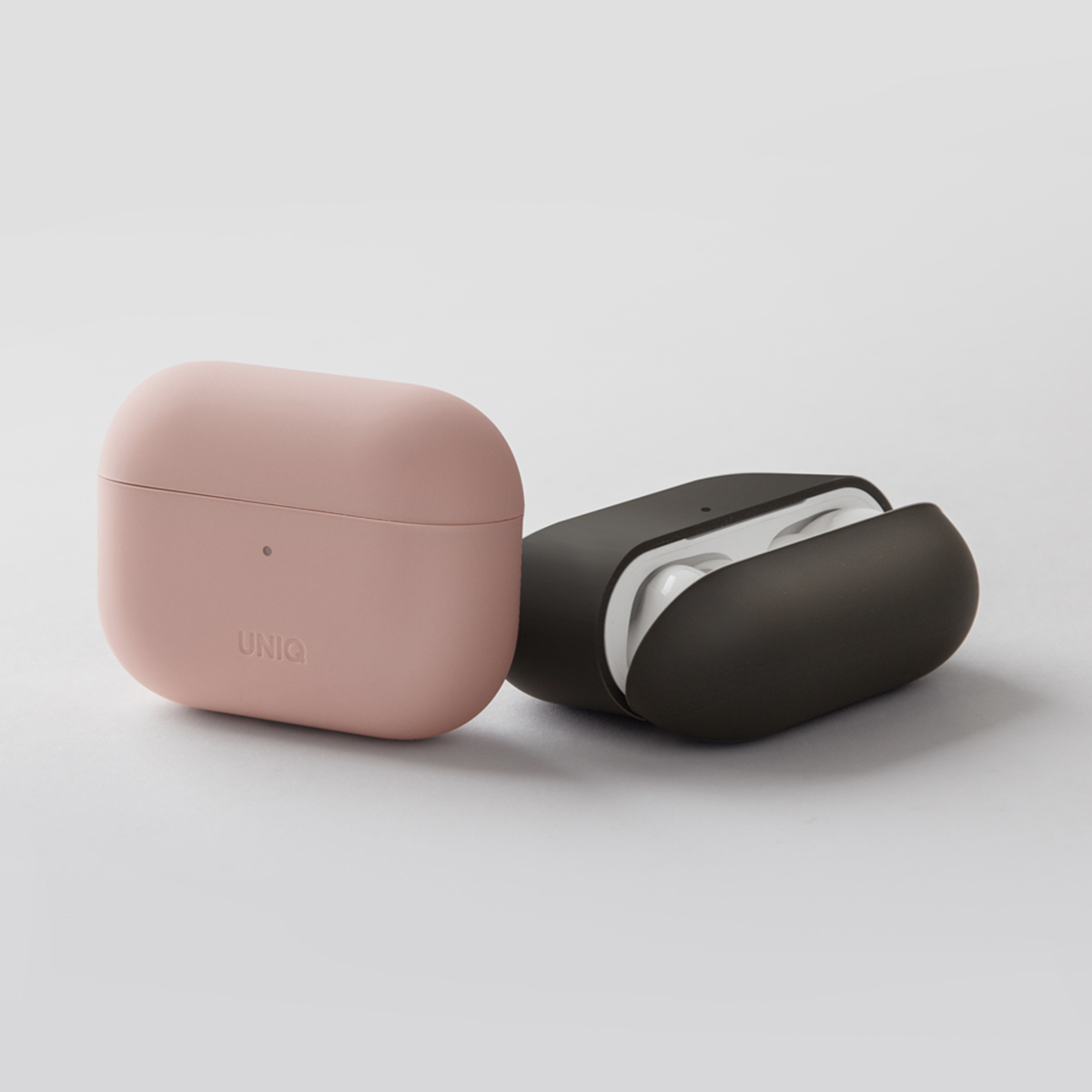 Foto 5 pulgar | Funda para AirPods Pro 1ª Generación Uniq Lino Silicón Premium Híbrida