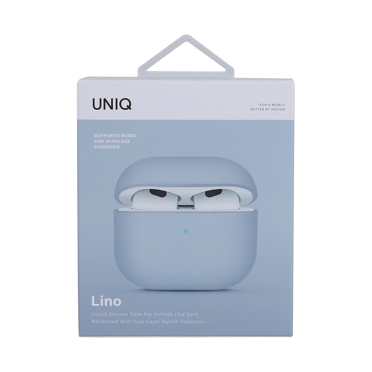 Foto 7 pulgar | Funda UNIQ Lino para AirPods 3a Generación Silicón Premium Híbrida