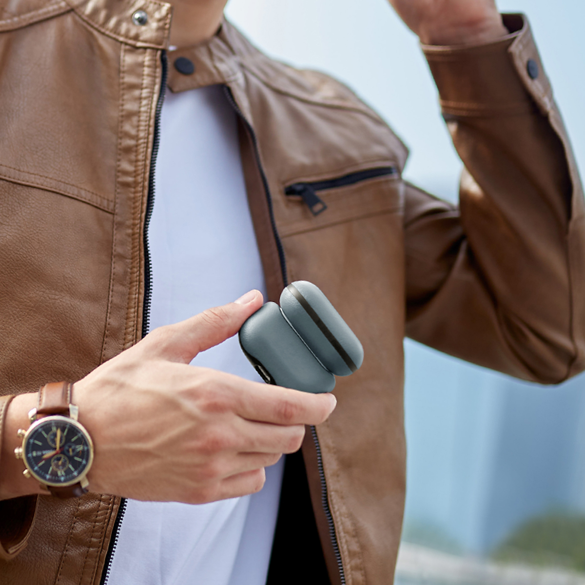 Foto 4 pulgar | Funda Uniq para AirPods Pro