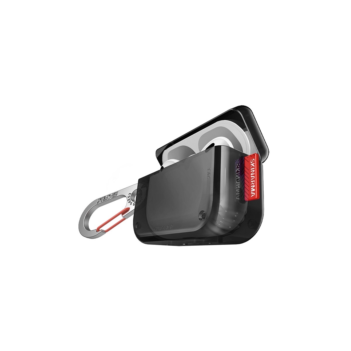 Foto 3 pulgar | Funda para Airpods Pro 2ª y 1ª Generación Skinarma Negro Saido