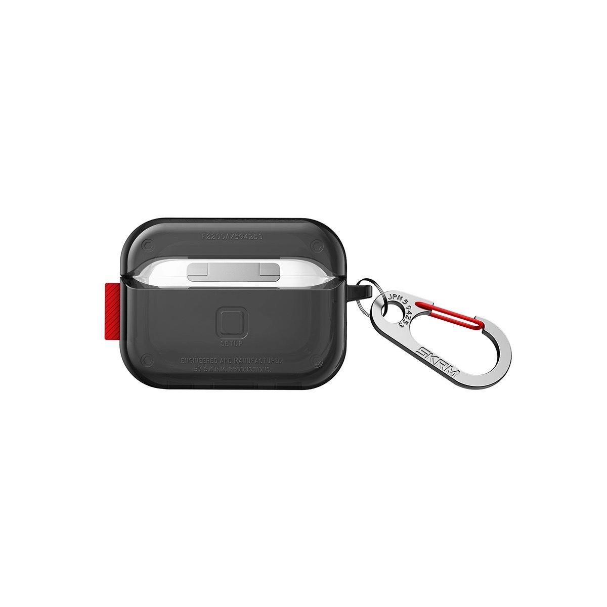 Foto 4 pulgar | Funda para Airpods Pro 2ª y 1ª Generación Skinarma Negro Saido