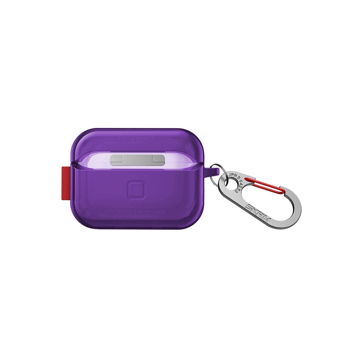 Foto 4 pulgar | Funda para Airpods Pro 2ª y 1ª Generación Skinarma Morado Saido