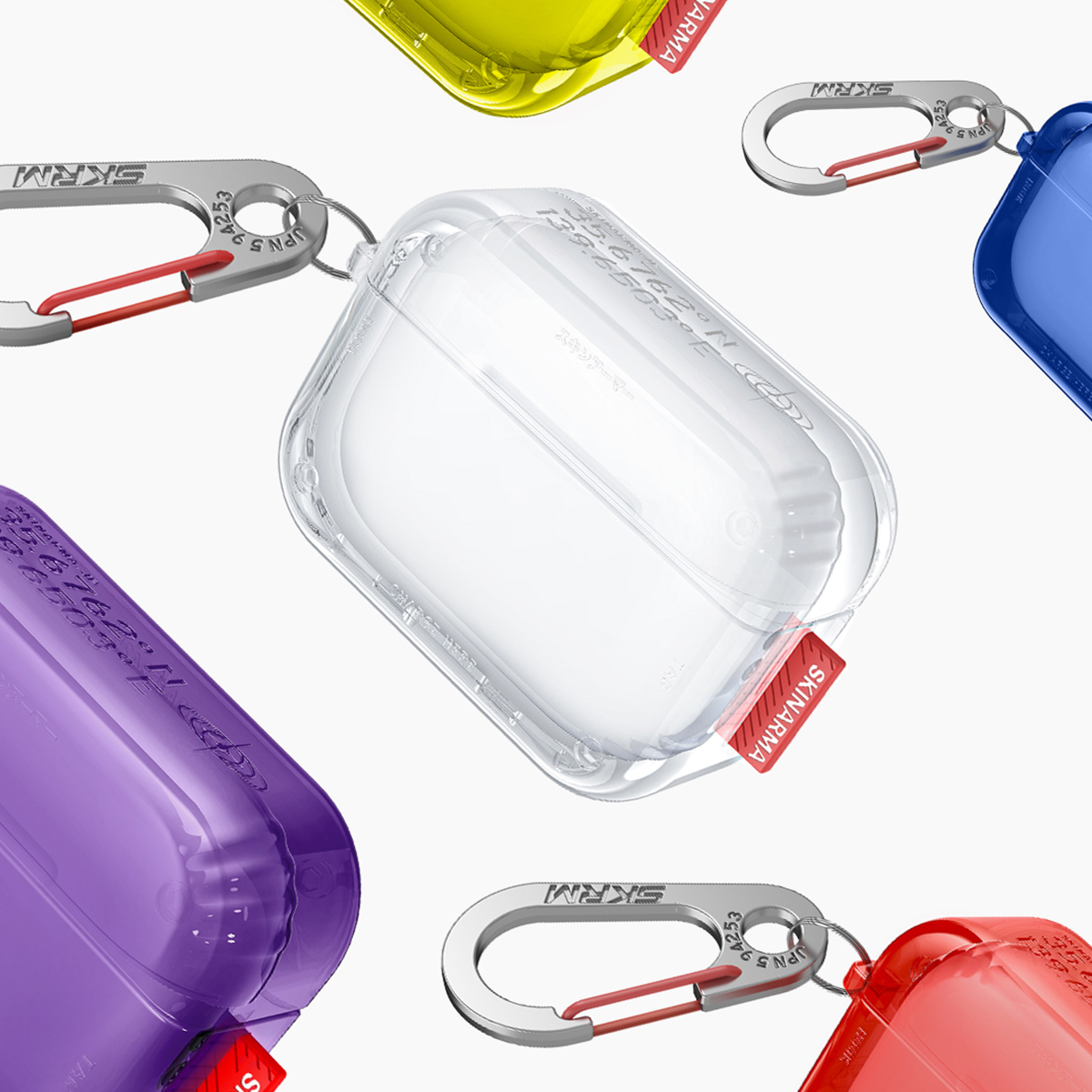 Foto 5 pulgar | Funda para AirPods Pro 2ª y 1ª Generación Skinarma Saido Azul