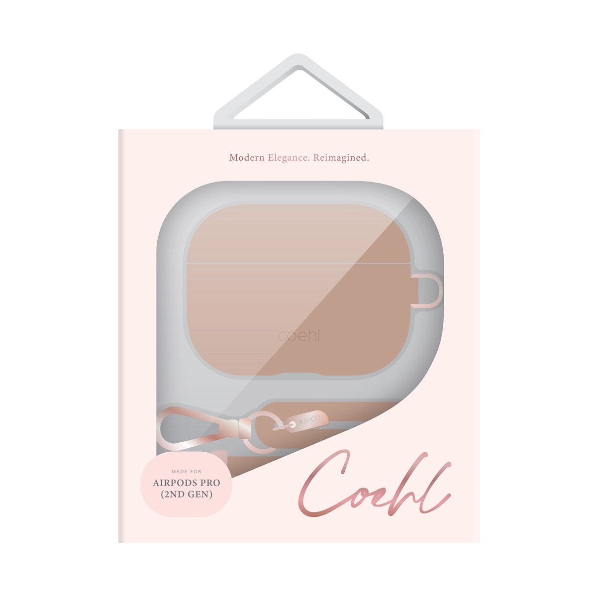 Foto 6 pulgar | Funda Para Airpods Pro 2ª Generación Nude Haven De Coehl