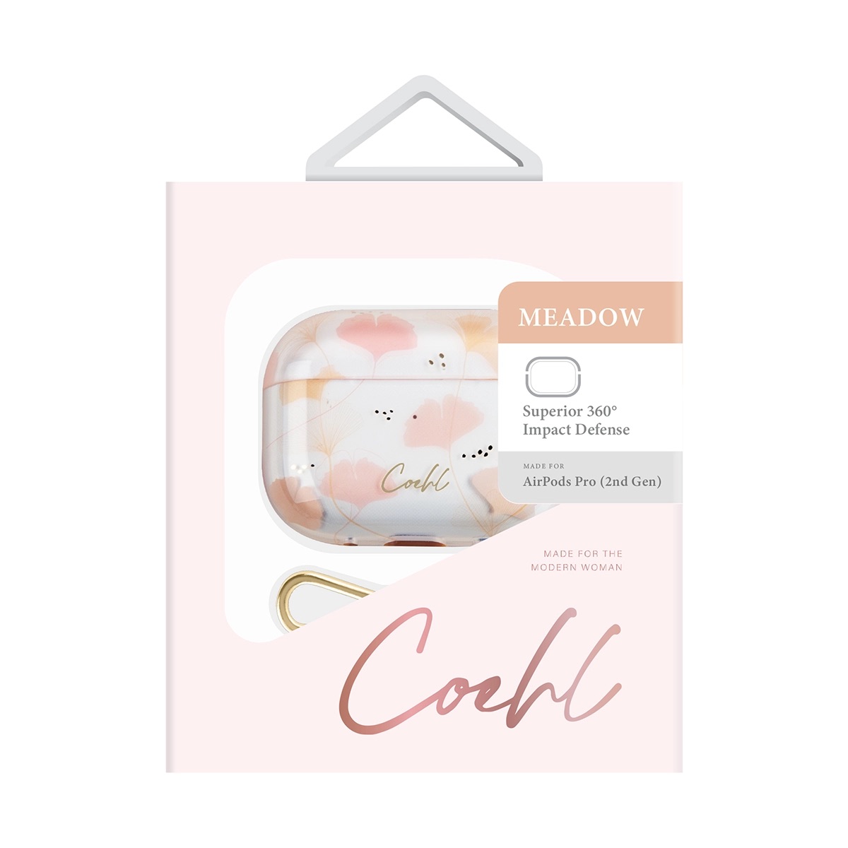 Foto 3 pulgar | Funda Para Airpods Pro 2ª Generación Rosa Primavera Meadow De Coehl
