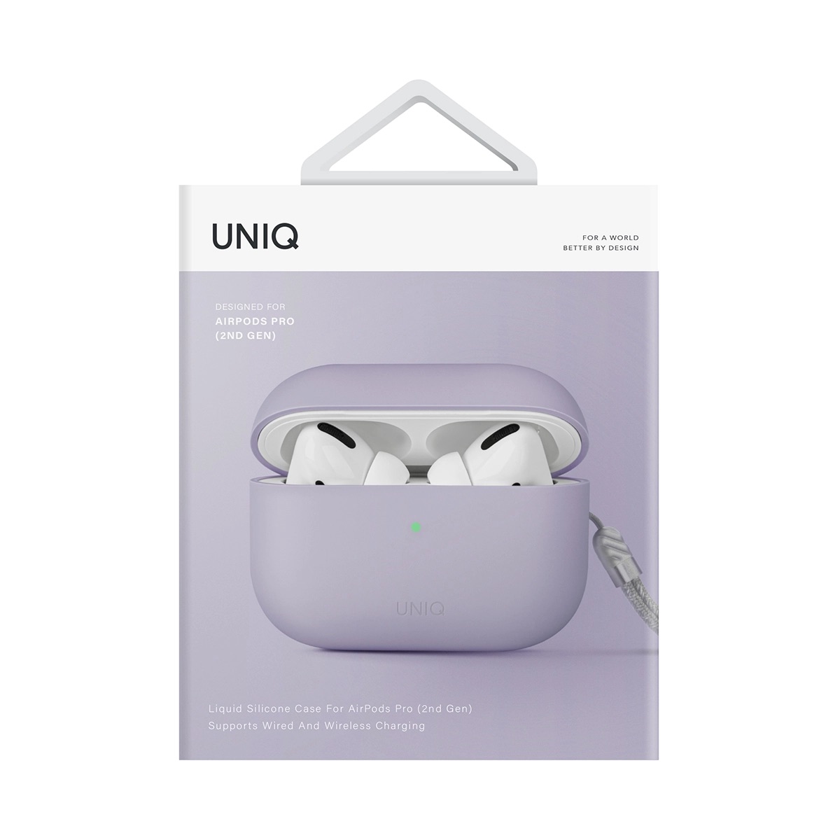 Foto 8 pulgar | Funda Para Airpods Pro 2ª Generación Lavanda Lino De Uniq
