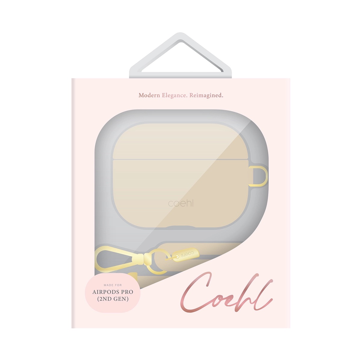 Foto 6 pulgar | Funda Para Airpods Pro 2ª Generación Crema Haven De Coehl