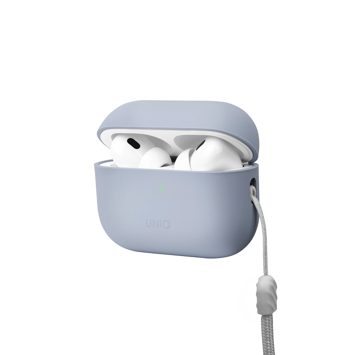 Foto 4 pulgar | Funda Para Airpods Pro 2ª Generación Azul Ártico Lino De Uniq