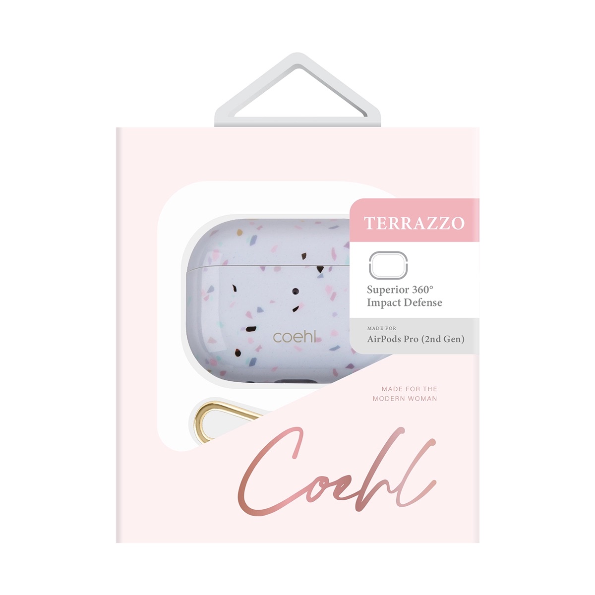 Foto 3 pulgar | Funda Para Airpods Pro 2ª Generación Arena Terrazzo De Coehl
