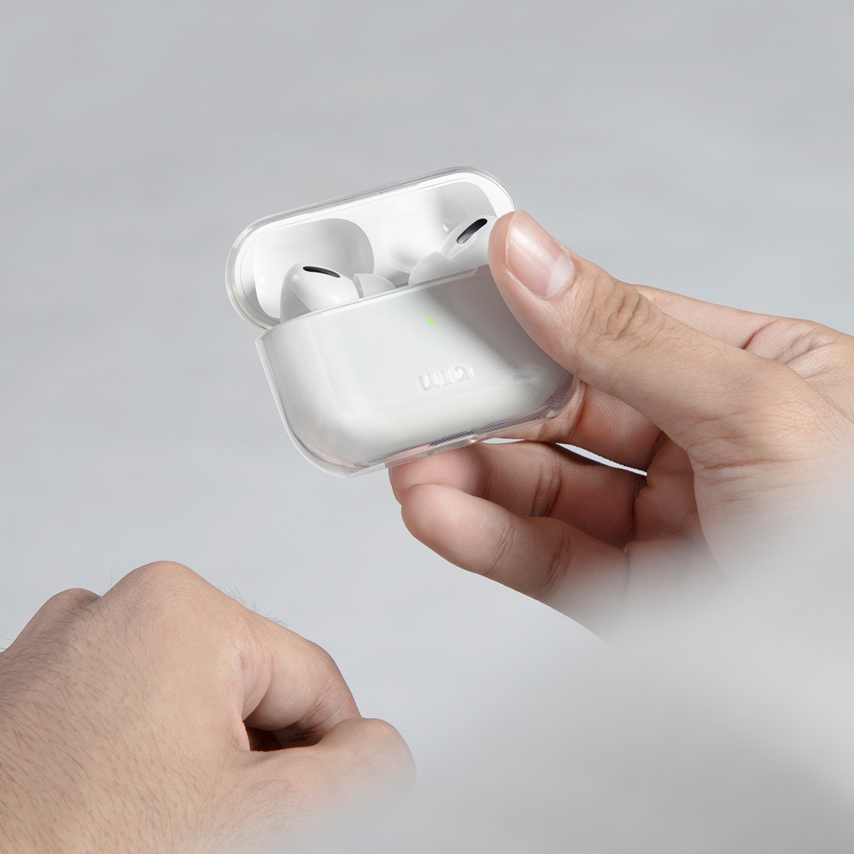 Foto 5 pulgar | Funda Para Airpods Pro 2ª | 1ª Generación Transparente Glase De Uniq