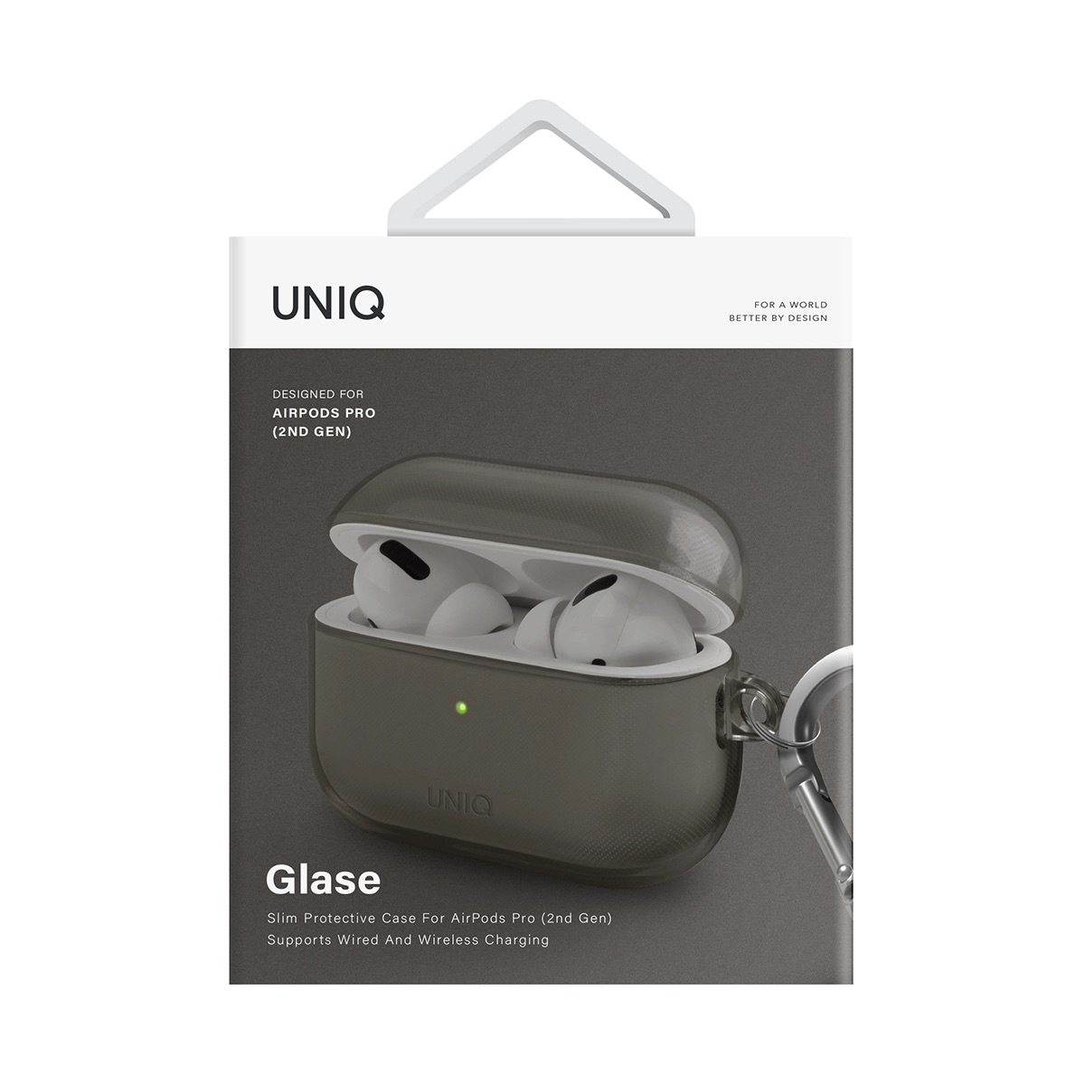 Foto 6 pulgar | Funda Para Airpods Pro 2ª | 1ª Generación Humo Glase De Uniq