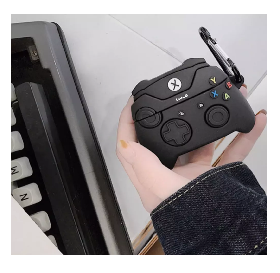 Foto 3 pulgar | Funda para AirPods Pro/ Pro 2 Cover Case Game Negro