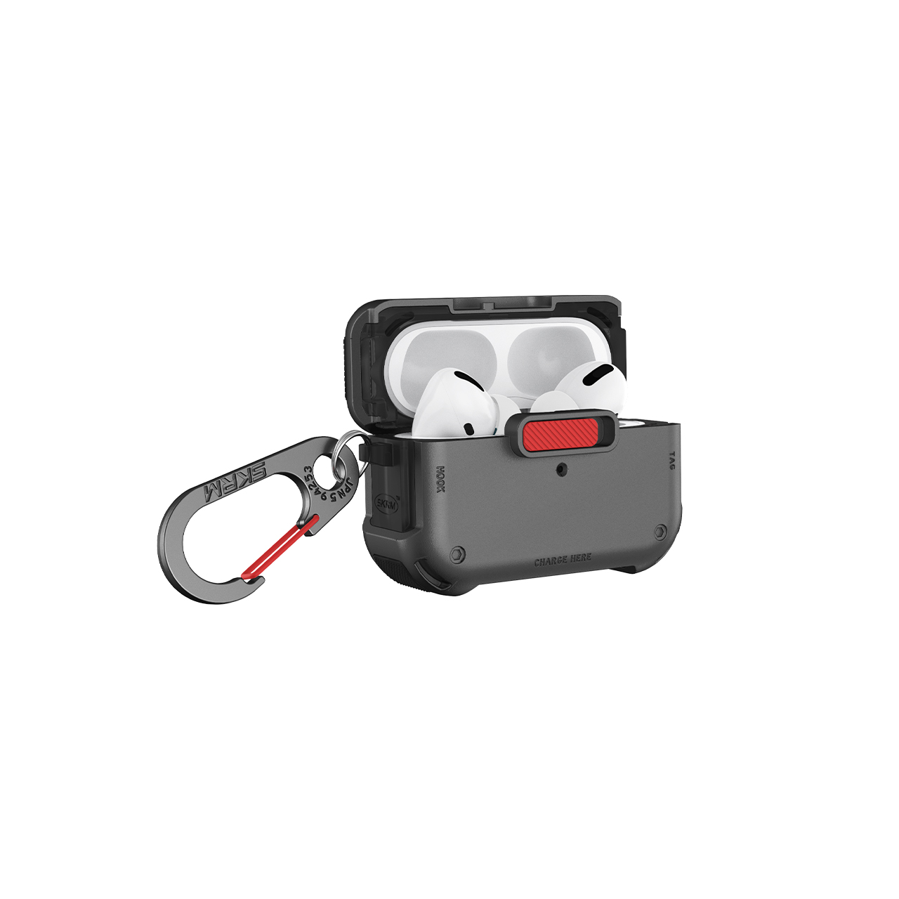 Foto 3 pulgar | Funda para AirPods Pro Skinarma Negro