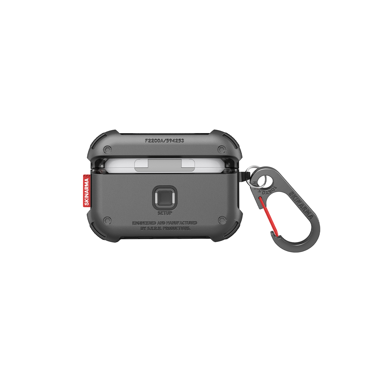 Foto 4 pulgar | Funda para AirPods Pro Skinarma Negro