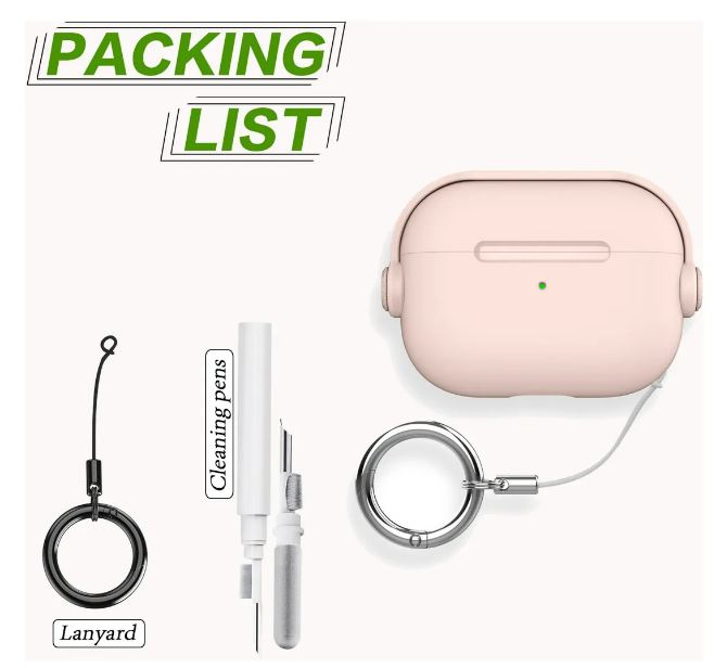 Foto 4 pulgar | Xtellar Premium: Funda Protectora Robusta Y Kit De Limpieza Para Airpods 4