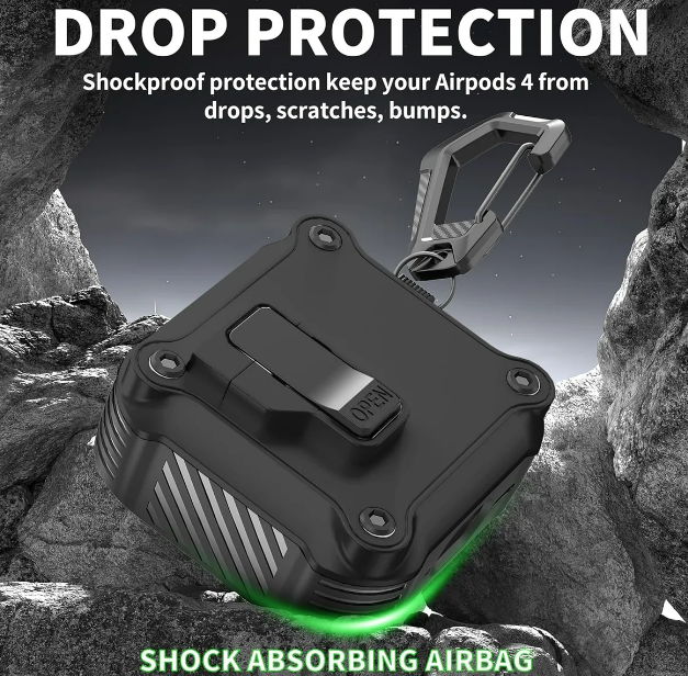 Foto 3 | Xtellar Funda Protectora Para Airpods 3/4 Y Pro 2/1 Con Kit De Limpieza – Mayor Protección Y Estilo