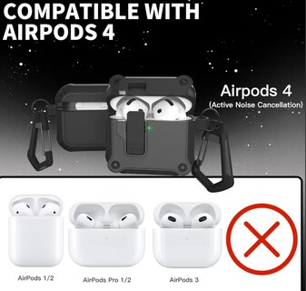 Foto 4 | Xtellar Funda Protectora Para Airpods 3/4 Y Pro 2/1 Con Kit De Limpieza – Mayor Protección Y Estilo