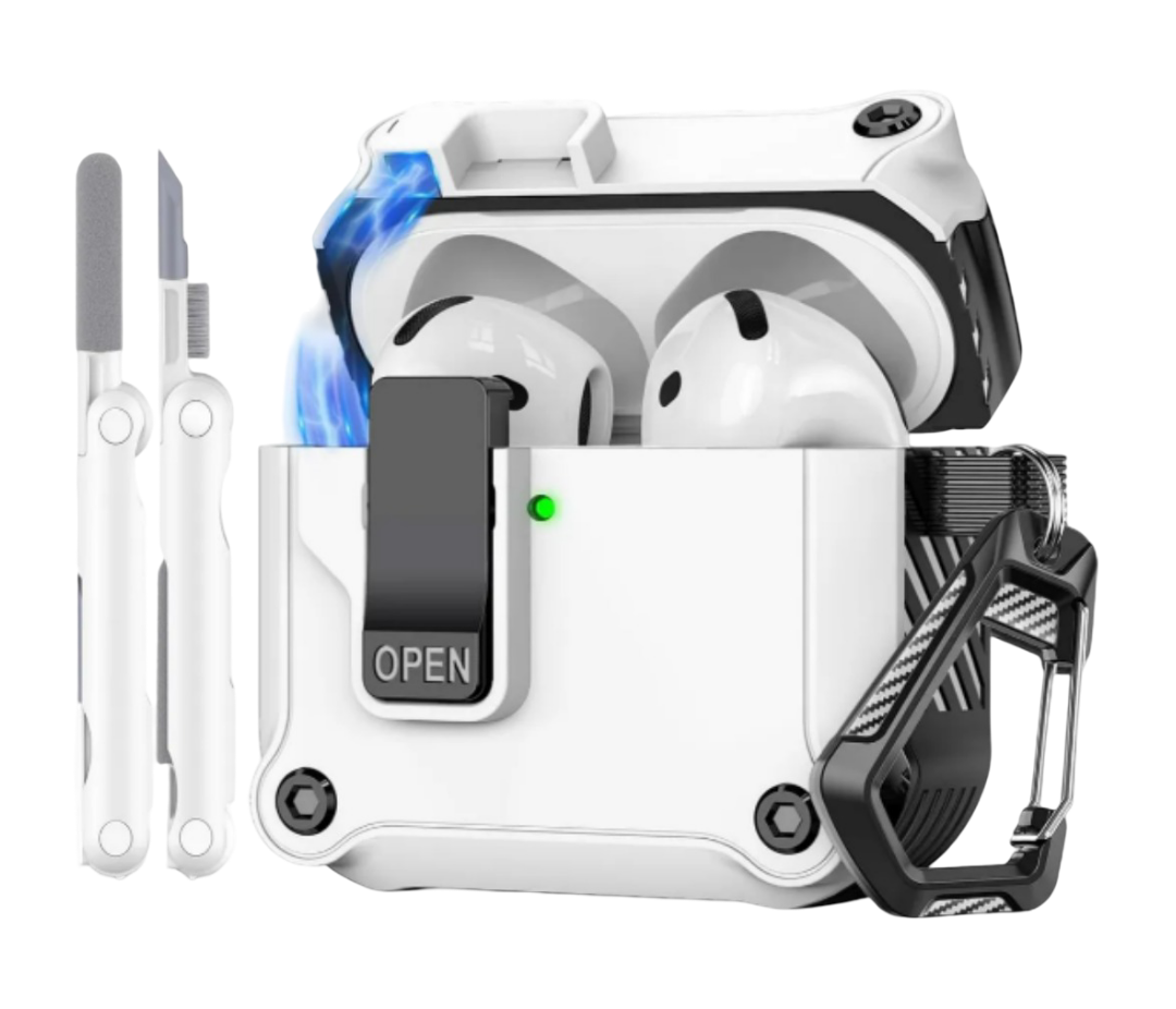 Xtellar Funda Protectora Para Airpods 3/4 Y Pro 2/1 Con Kit De Limpieza – Mayor Protección Y Estilo