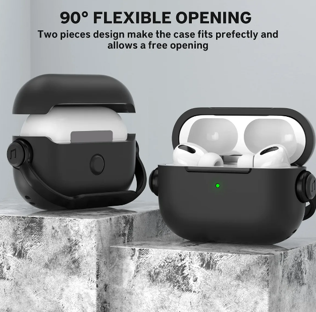 Foto 3 pulgar | Xtellar Premium: Funda Protectora Robusta Y Kit De Limpieza Para Airpods 4